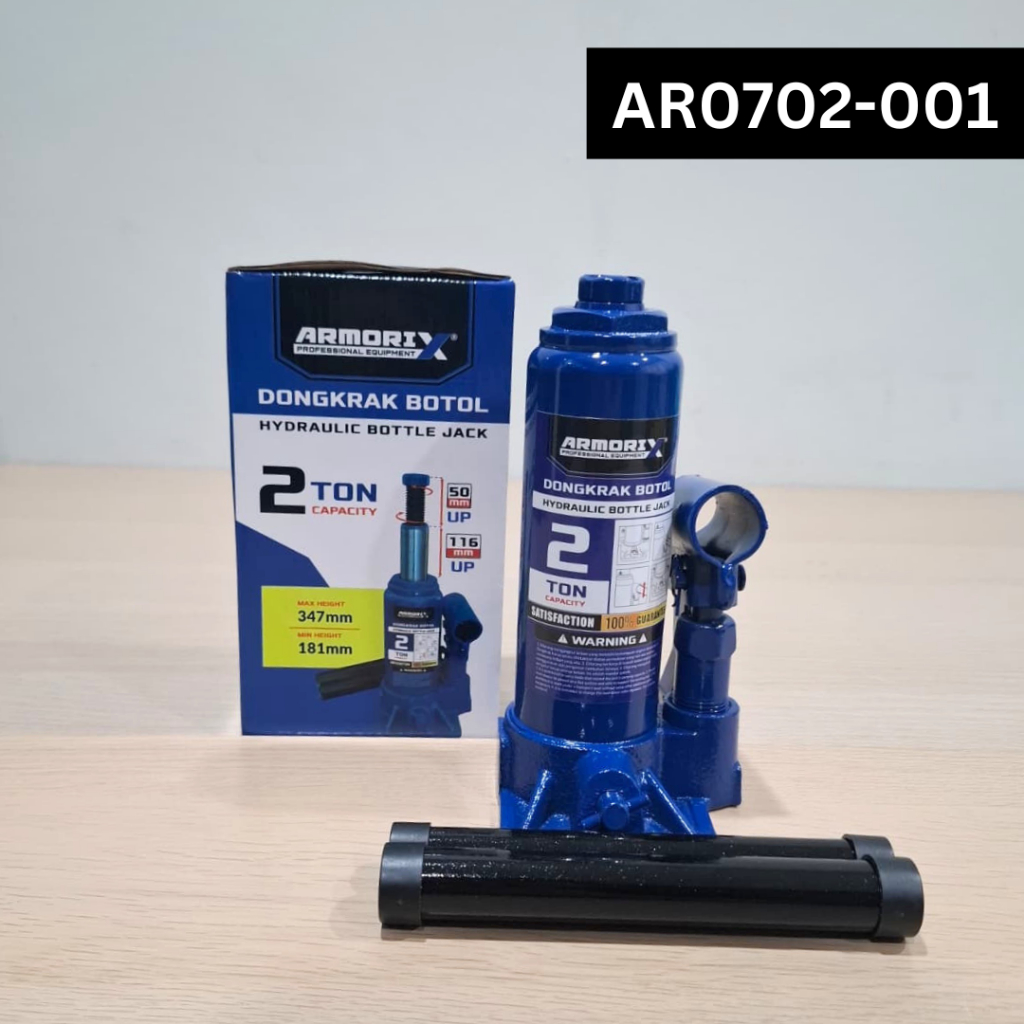 ARMORIX BOTTLE JACK / 2 TON HYDRAULIC BOTTLE JACK