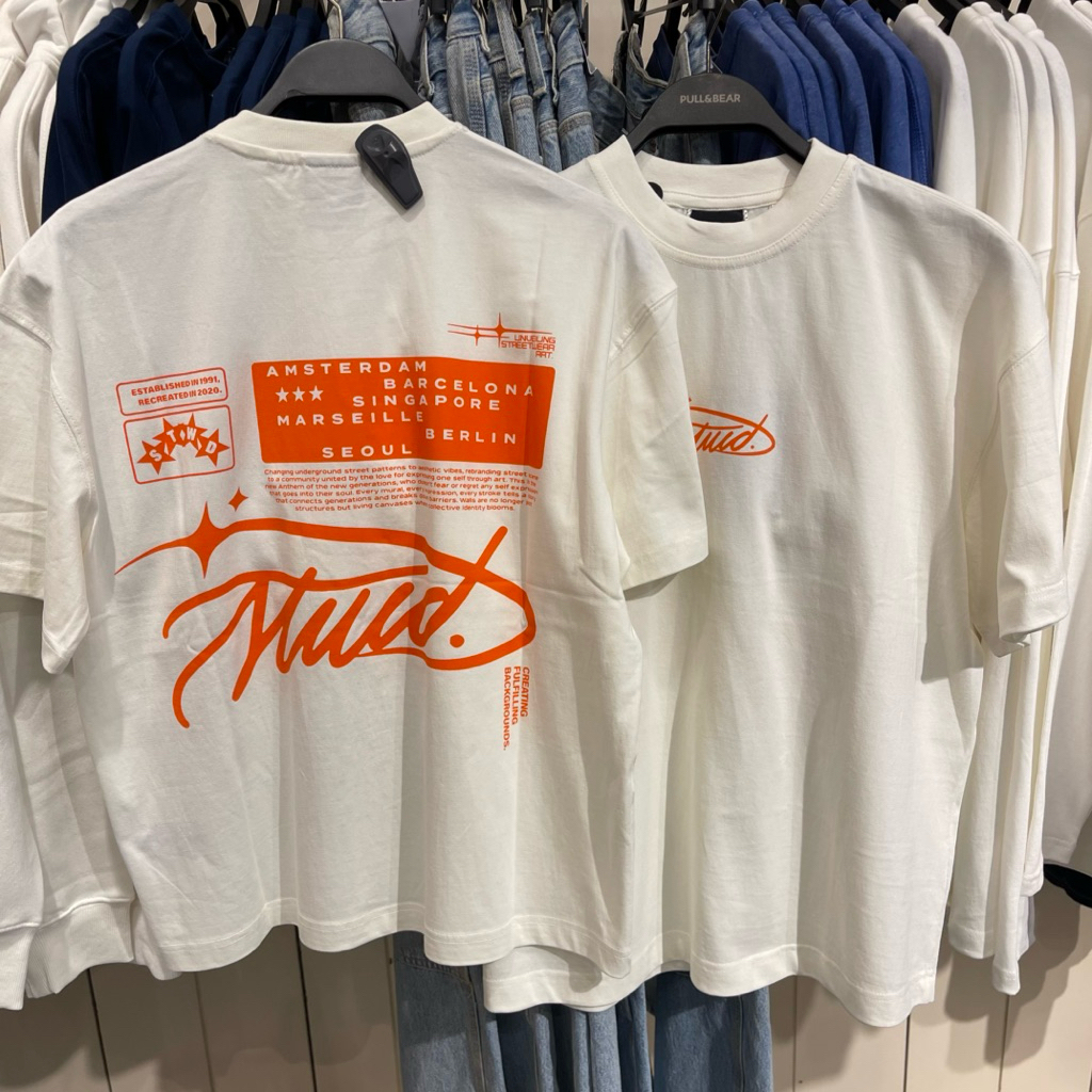 Stwd PULL&BEAR MENS T-shirt Jastip (บริการร้านค้าส่วนตัว)