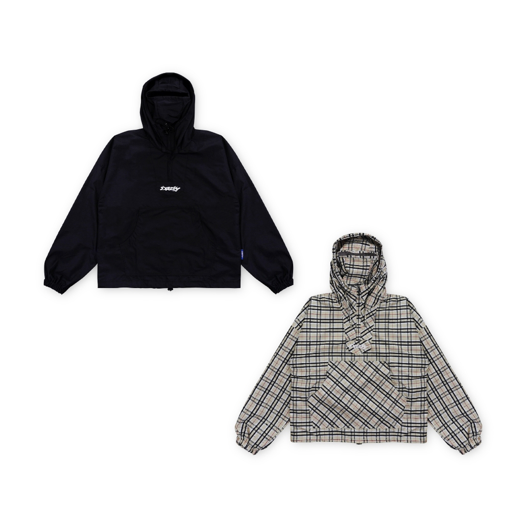 DIRTYSBUS JACKSON BALACLAVA WATERPROOF TRACKSUIT BLACK & PLAID