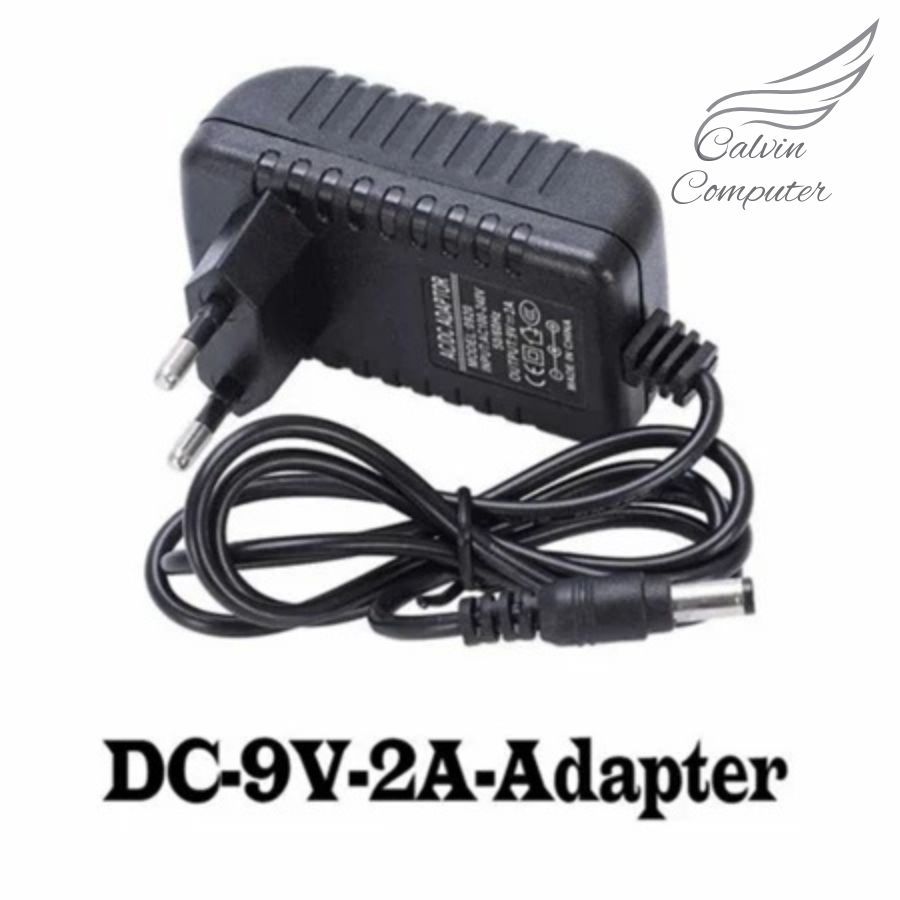 9v-2a กล้องวงจรปิด DC Adapter (5.5*2.5 มม.) / 9V 2A 18W Power Supply Adapter รุ่น 0920 กล่องหัว / DC