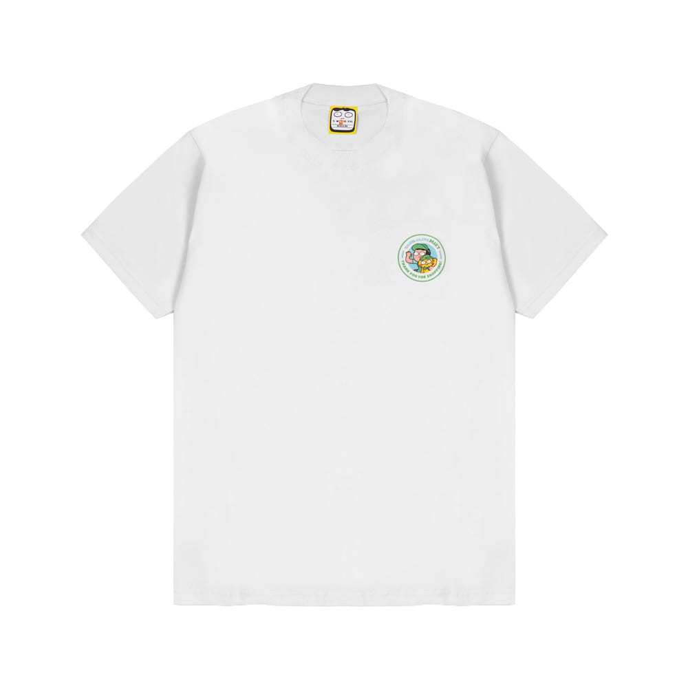 TAHILATAS - เสื้อยืด FUELED BY SNACKS WHITE