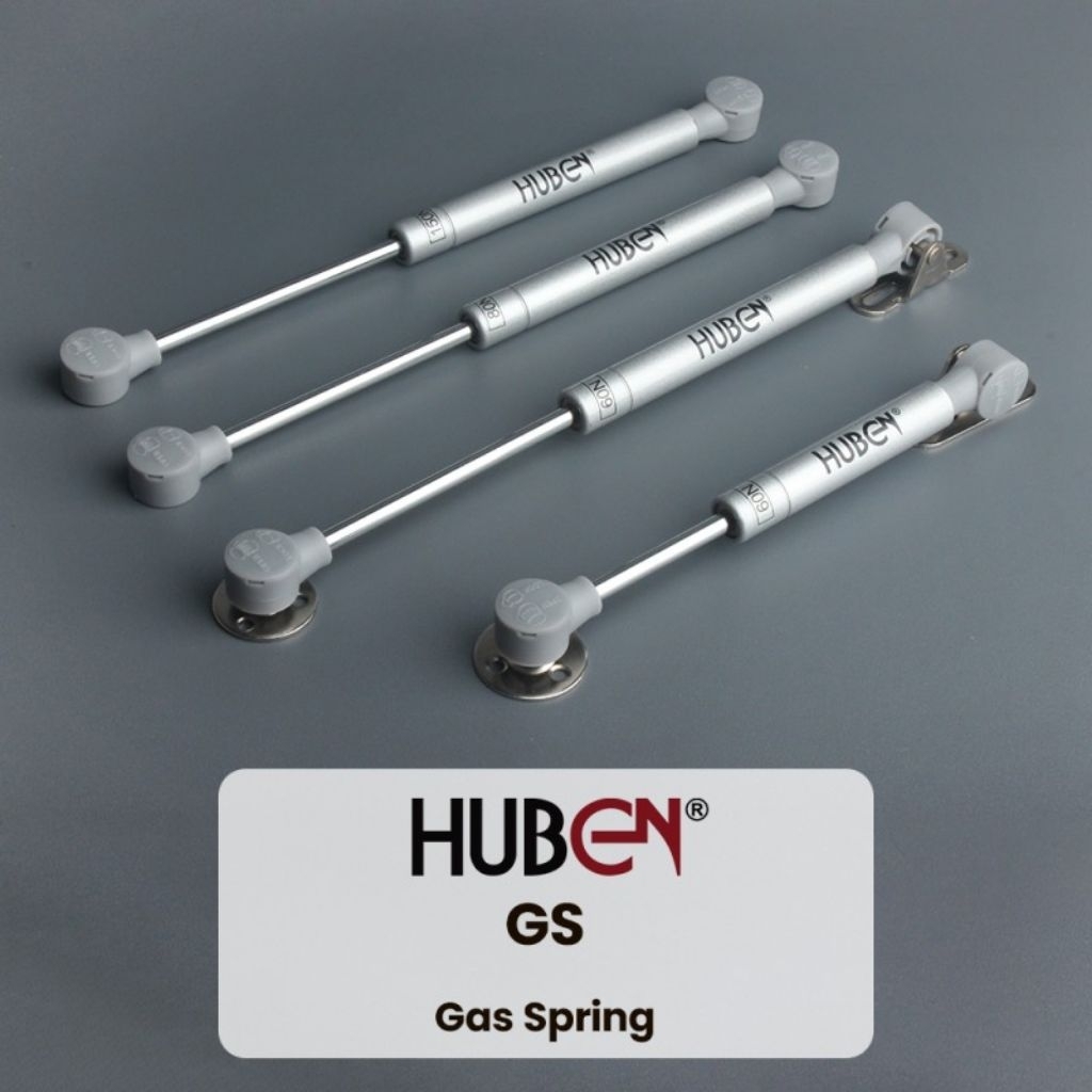 แก๊สไฮดรอลิกสปริงเฟอร์นิเจอร์ไฮดรอลิกรถจักรยานยนต์ที่นั่งตู้ Huben GS 60N 80N 100N