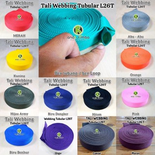 WEBBING ROPE L26 ต่อ 5 เมตร เชือกริบบิ้น. สายรัดร่างกายสําหร…