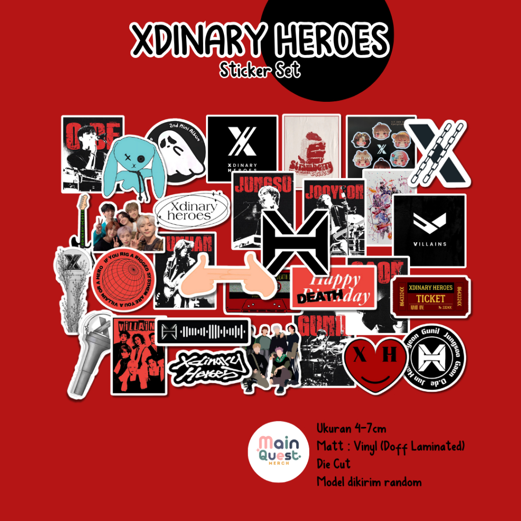สติ๊กเกอร์ Xdinary Heroes | สติ๊กเกอร์เคป๊อป | สติ๊กเกอร์ความงาม / สติ๊กเกอร์ Tumblr / สติ๊กเกอร์แล็ปท็อป / สติ๊กเกอร์กันน้ํา / สติ๊กเกอร์ไวนิล / สติ๊กเกอร์ไดคัท / สติ๊กเกอร์ เคป๊อป / สติ๊กเกอร์น่าร