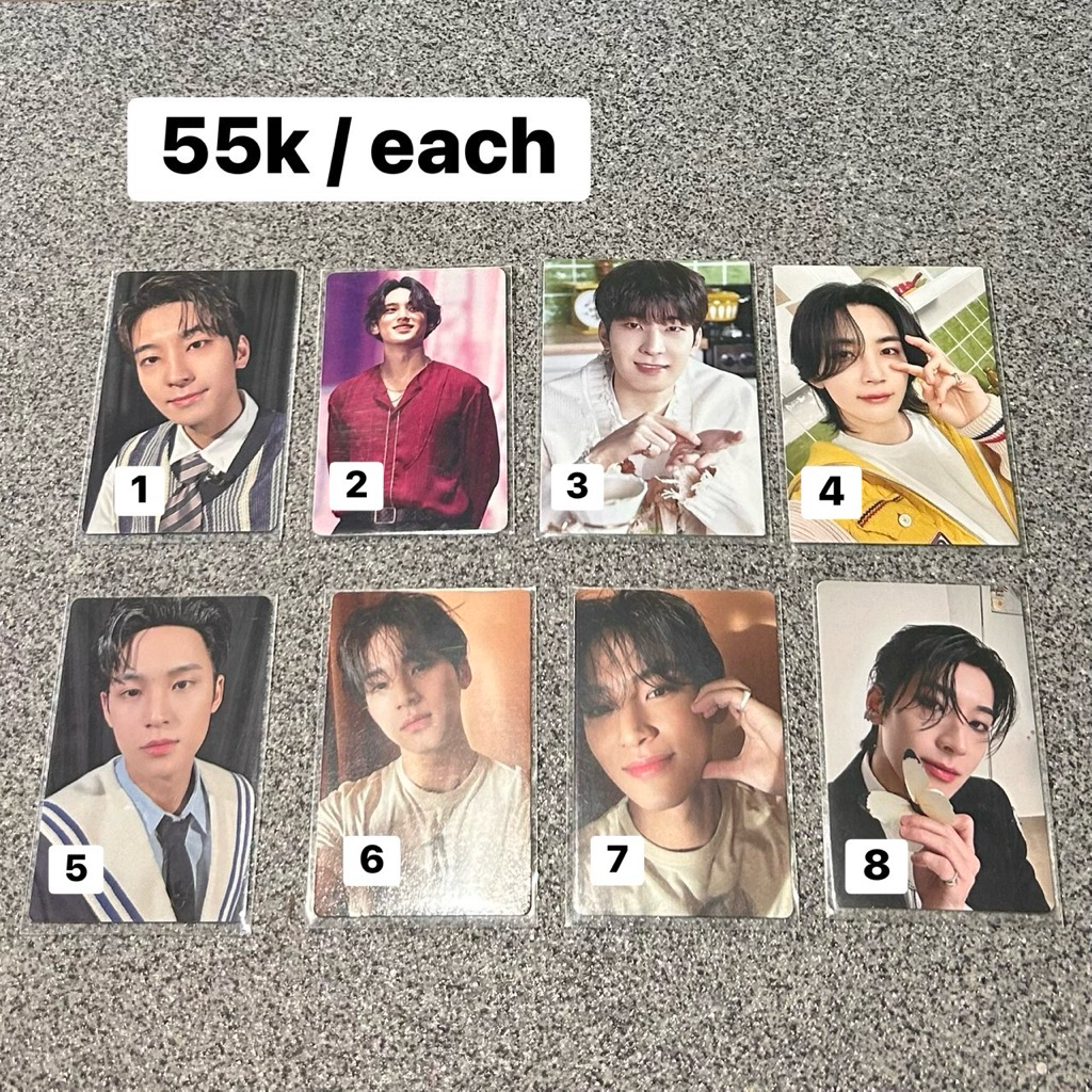 ลดล้างสต๊อก All About Seventeen Photocard Album Non Album Wonwoo Mingyu Jeonghan Photocard Seventeen