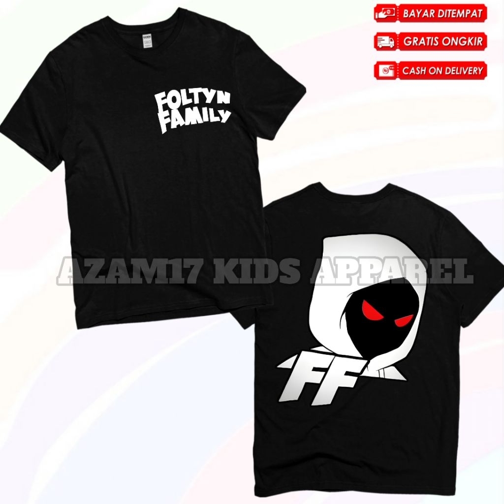 Foltyn Family Youtuber เกม Roblox เสื้อยืดเด็กชื่อฟรี / เสื้อยืดเด็ก Youtuber เกม Foltyn Family