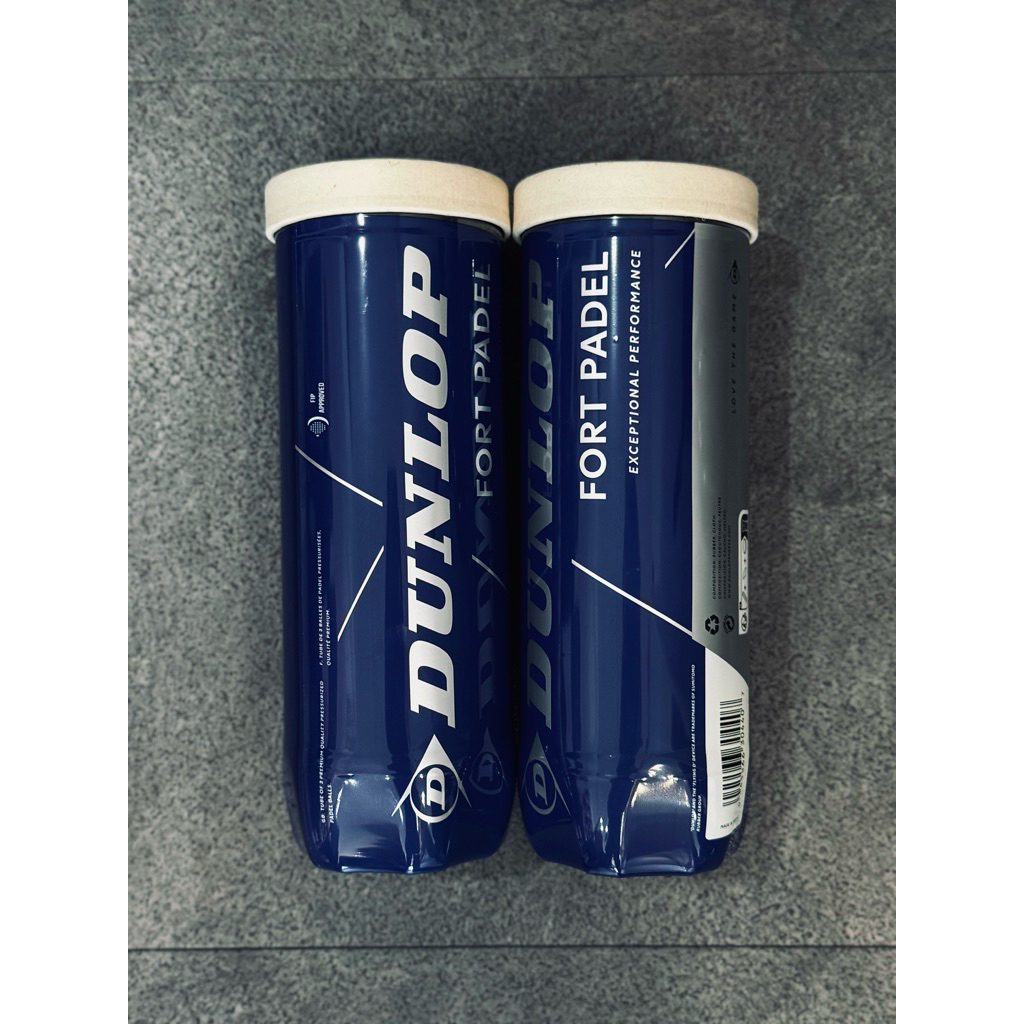 DUNLOP FORT PADEL BALLS 1 CAN CONTAINS 3