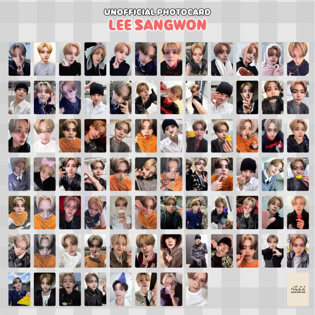 LEE SANGWON ALD1 / ALPHA DRIVE ONE / PHOTCARD UNOFFICIAL EUPHORIA FREAK ALARM KPOP / BOYS 2 PLANET /