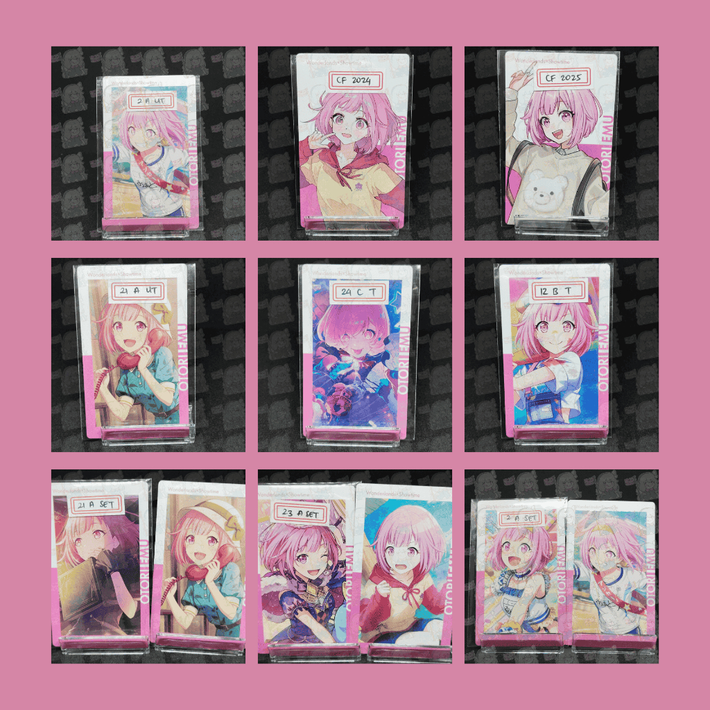 [สินค้าอย่างเป็นทางการ] Project Sekai Otori Emu ePick Cards Ticket Postcard
