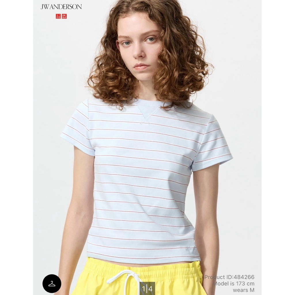 JASTIP UNIQLO Women Mini Tshirt JW Anderson