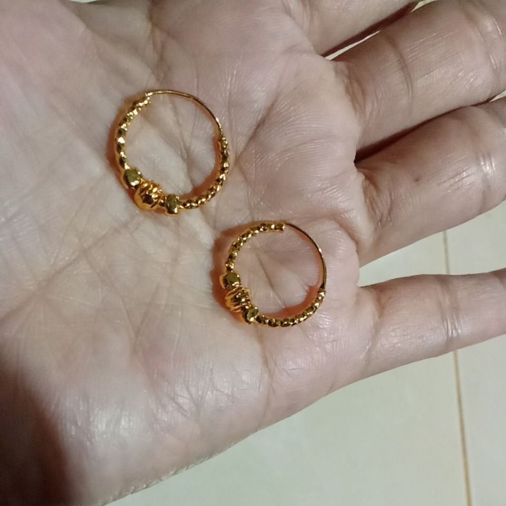 PEPPER MOTIF TITANIUM EARRINGS