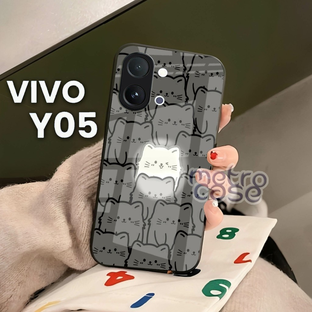 เคส HP กระจกเคลือบเงา VIVO Y05 - VIVO Y05S - SOFTCASE VIVO Y05 / Y05S 2026 - Y05 - Y05S - G86