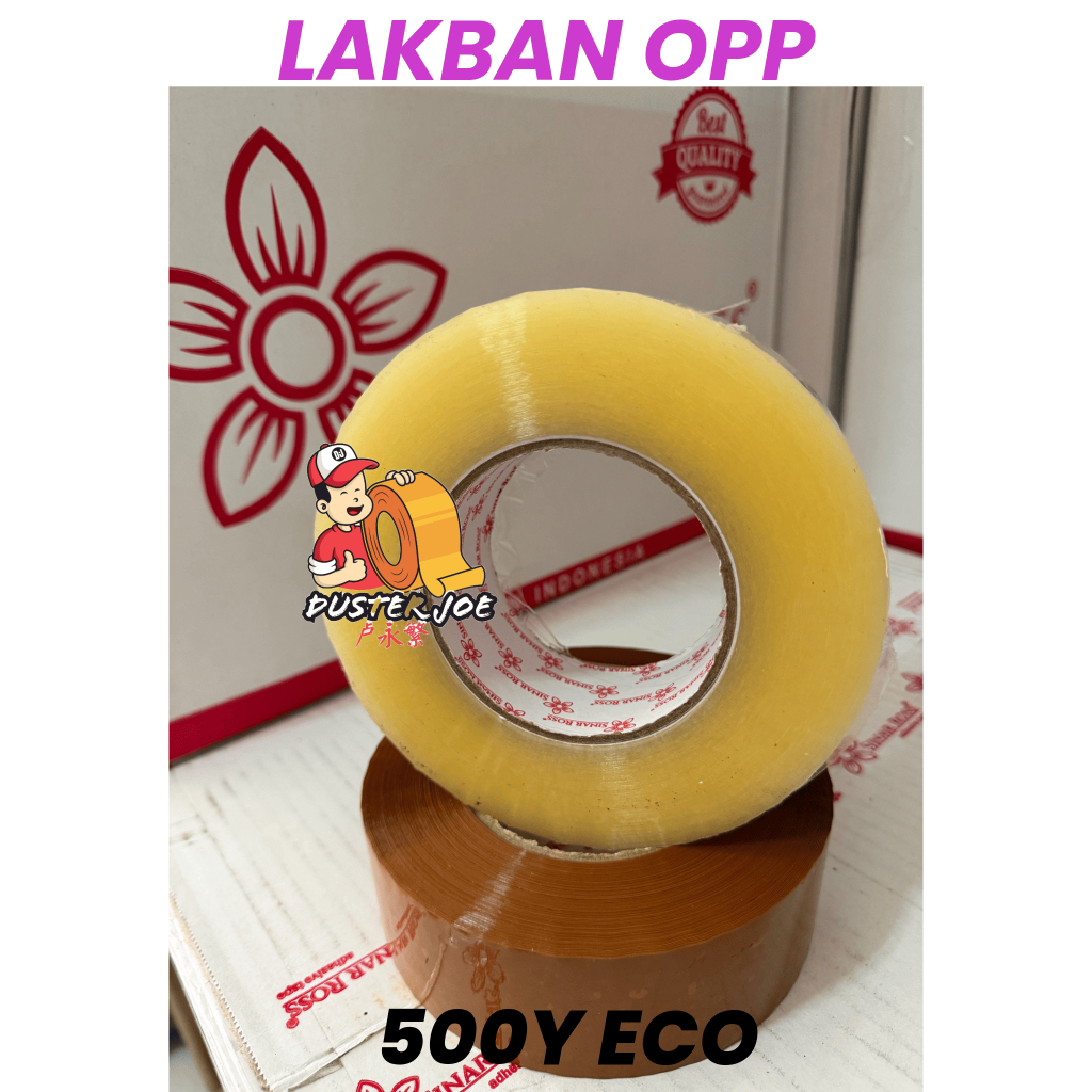 2 นิ้ว 45 มม. 500 หลา Sinar Ross ECO JUMBO Duct Tape ต่อ 1 ม้วน