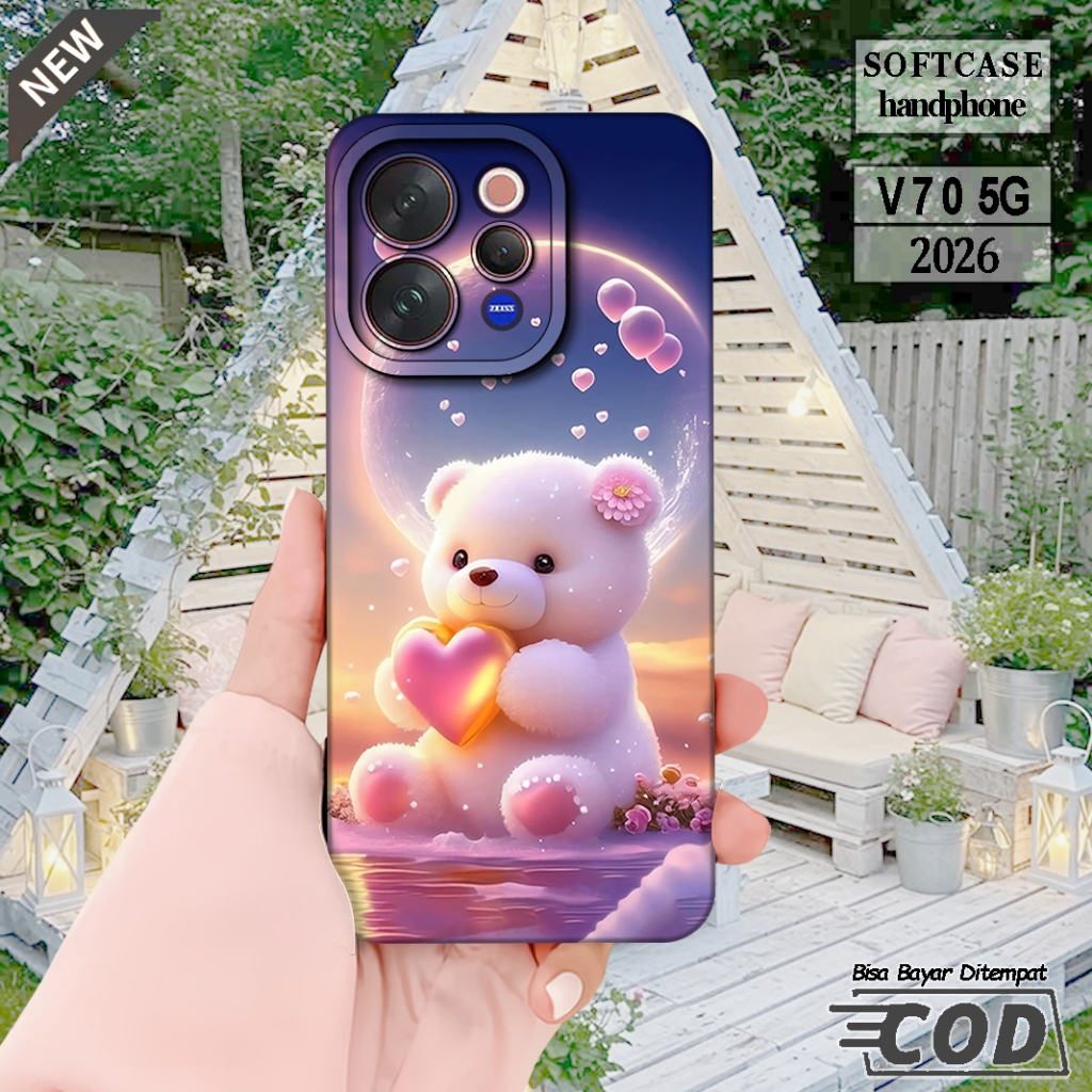 HP ล่าสุด VIVO V70 5G Softcase ล่าสุด VIVO V70 5G เคสโทรศัพท์ 2026 - เคส VIVO V70 5G - ตัวป้องกันโทร