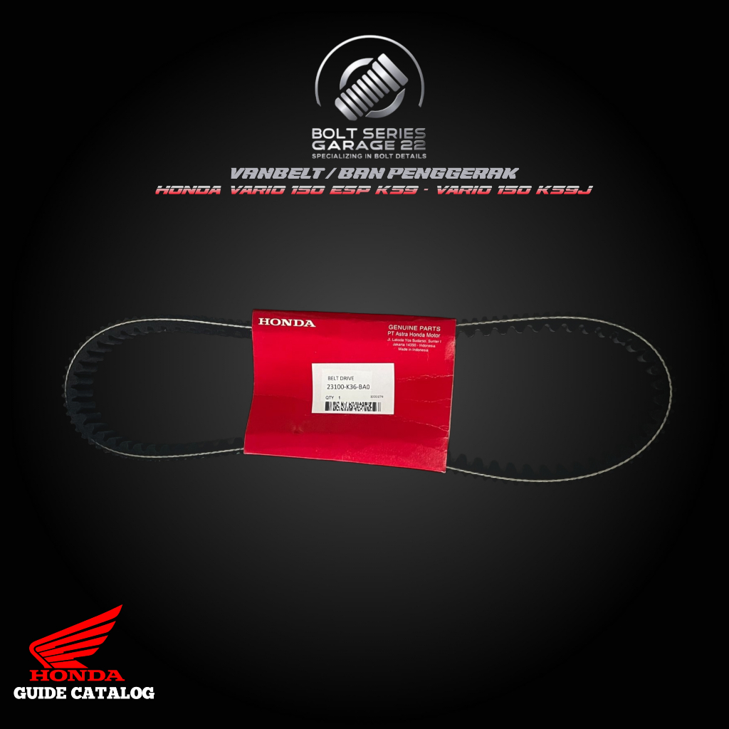 Honda Vario 150 eSP K59 / Vario 150 K59J Vanbelt