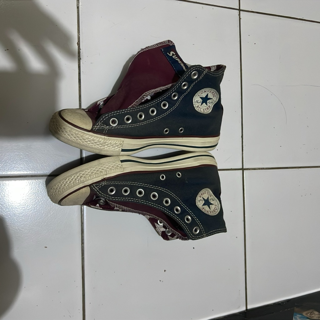 Converse x superman ต้นฉบับสูง
