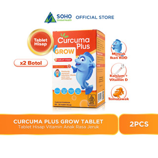 Curcuma Plus Grow Orange Tablet 20s - Paket isi 2