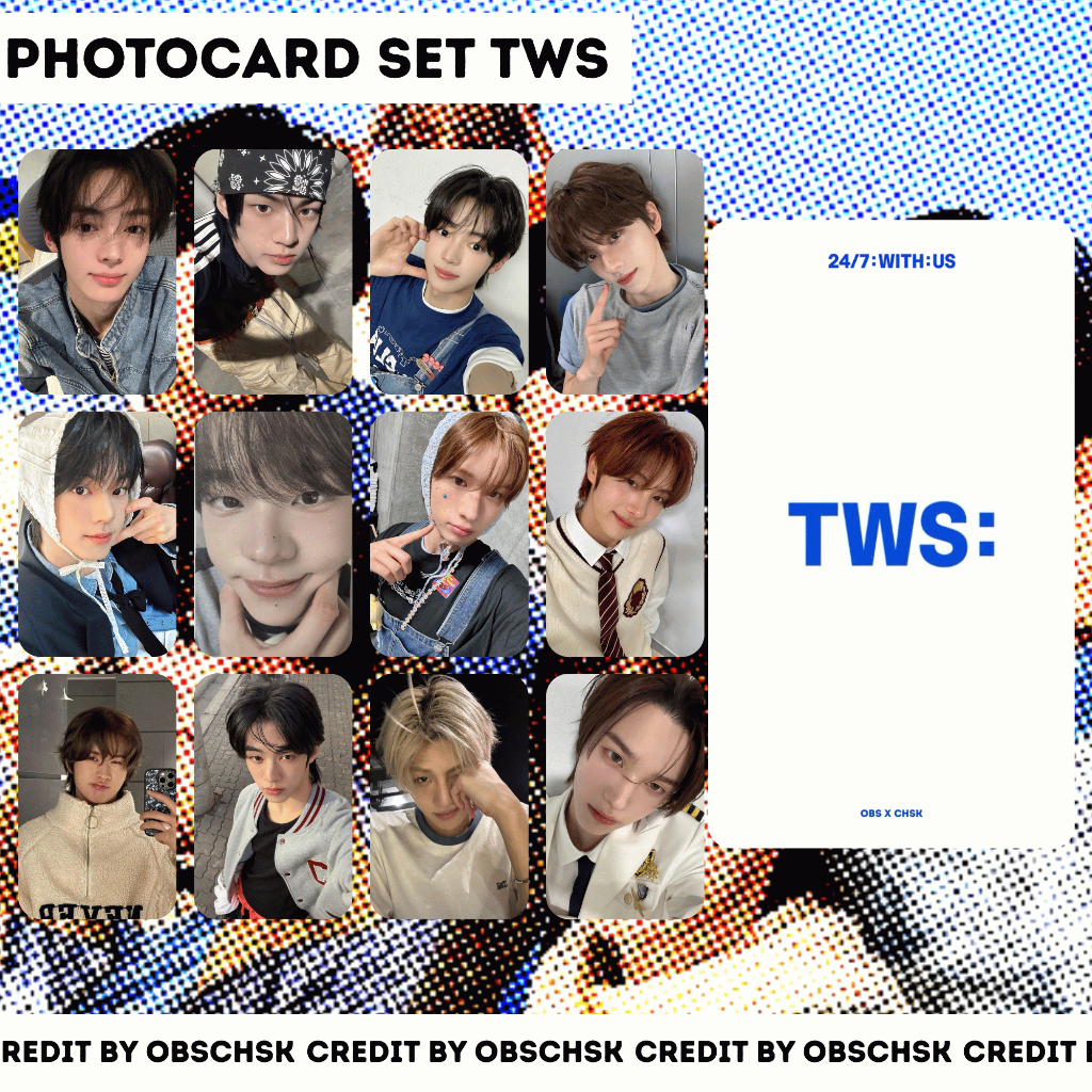 PHOTOCARD SET TWS / PC UNOFFCIAL TWS / Photocard nailu douhon jihoon kyungmin youngjae hanjin