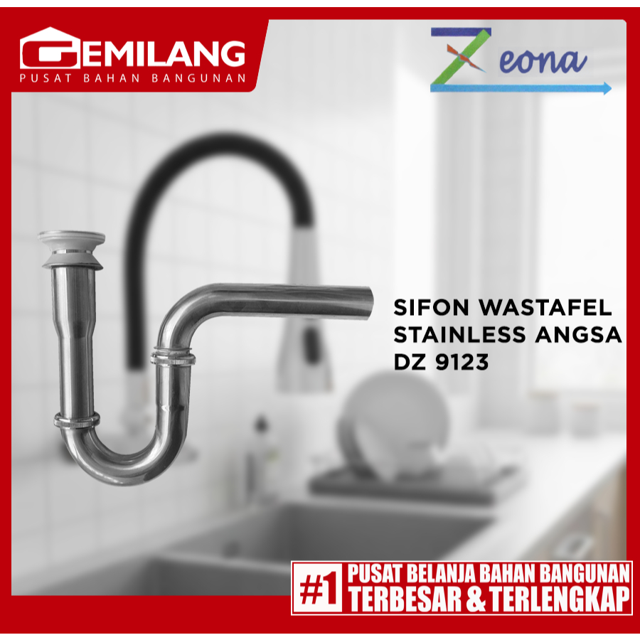ZONA สแตนเลส SINK SIFON DZ 9123