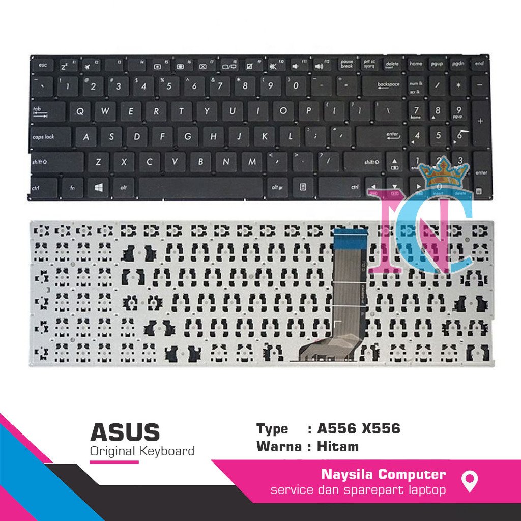 Asus K556 A556 X556 K556U A556UA R556 X556UA X556UB X556UF X556UR คีย์บอร์ด