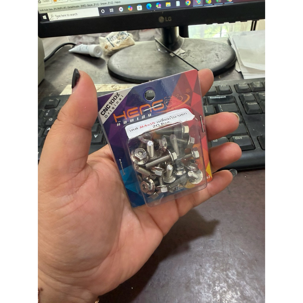 PROBOLT BOLT 2 KEYS M4 x 15MM THREAD 6 ORIGINAL HENG THAILAND