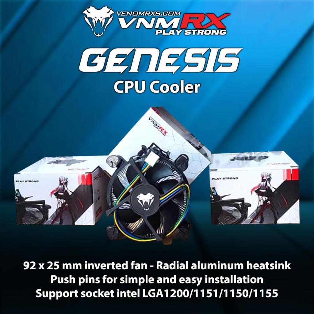 VenomRX Genesis พัดลมโปรเซสเซอร์ LGA1200 LGA1151 LGA1150 LGA1155 CPU Cooler