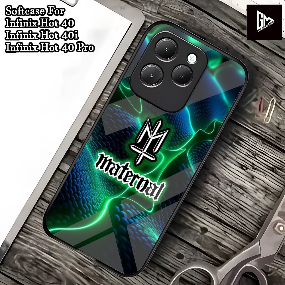 ( 0011 ) Softcase Glass Kaca Infinix Hot 40 Infinix Hot 40 Pro Infinix Hot 40i ล่าสุด 2024 Case Infi