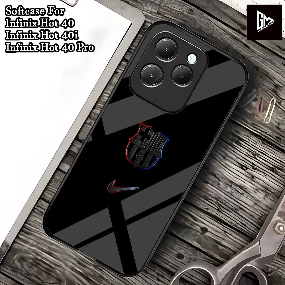 ( 0021 ) Softcase Glass Kaca Infinix Hot 40 Infinix Hot 40 Pro Infinix Hot 40i ล่าสุด 2024 Case Infi