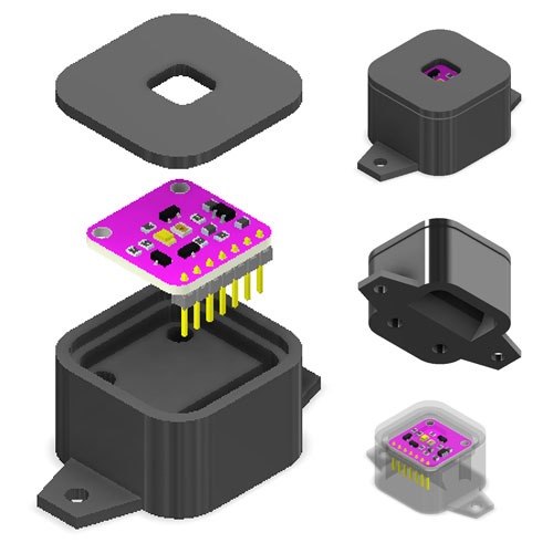 เคส TCS34725 Color Sensor RGB โมดูลบอร์ดพัฒนาเซ็นเซอร์สี
