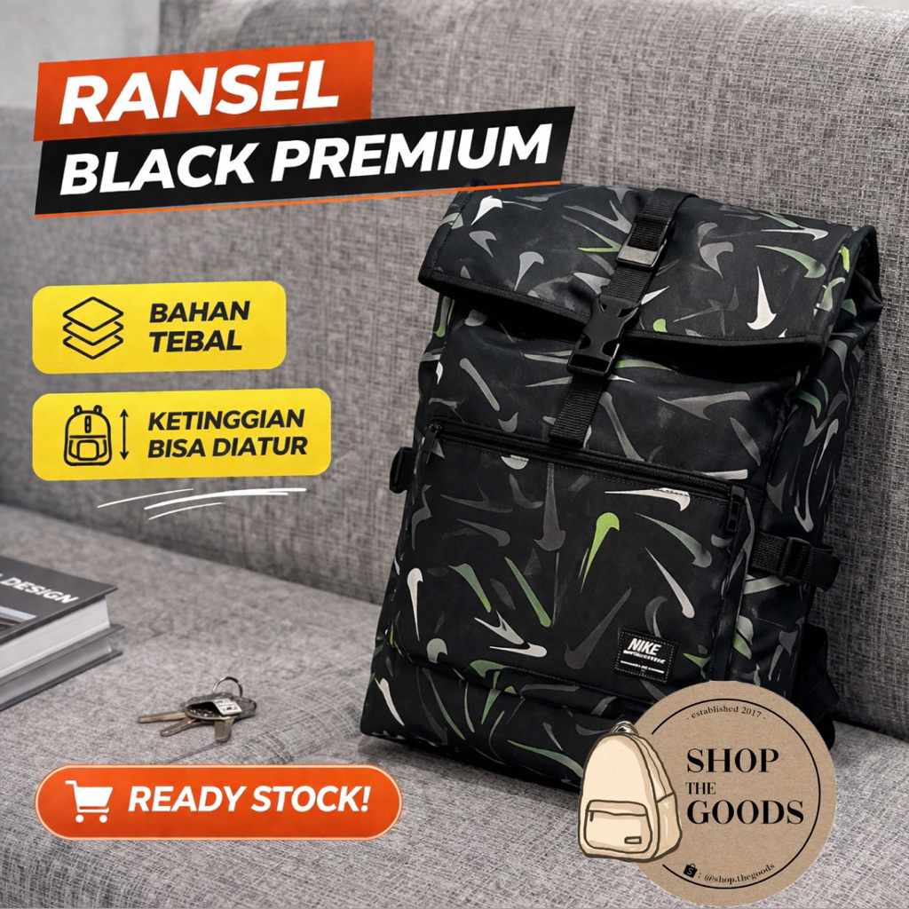 ️ Premium Roll-Up Type Office/Work polo Backpack