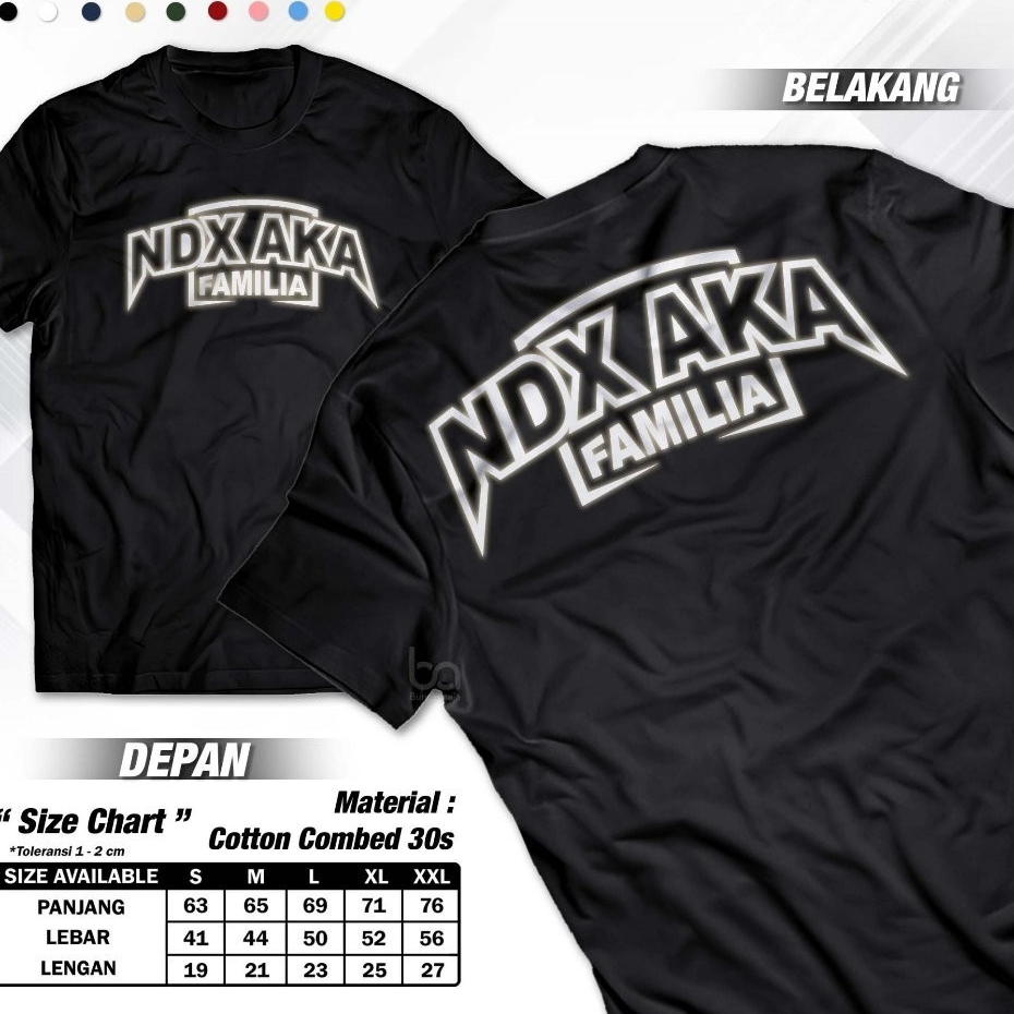 เสื้อยืด NDX AKA - เสื้อ NDX AKA Familia Cotton Combed 30s