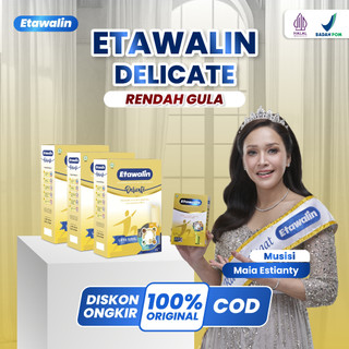 ETAWALIN DELICATE Susu Rendah Gula Untuk Nyeri Sendi & Asam Urat Kaya Nutrisi Kalsium Menjaga Kesehatan dan Kepadatan Tulang Tanpa Bau Prengus
