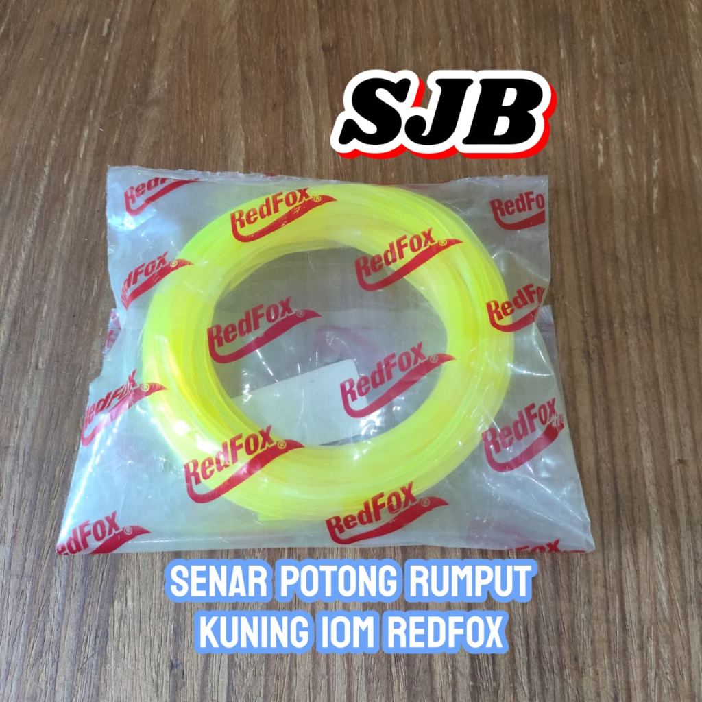REDFOX 10M YELLOW GRASS CUTTER STRING (ต่อม้วน)