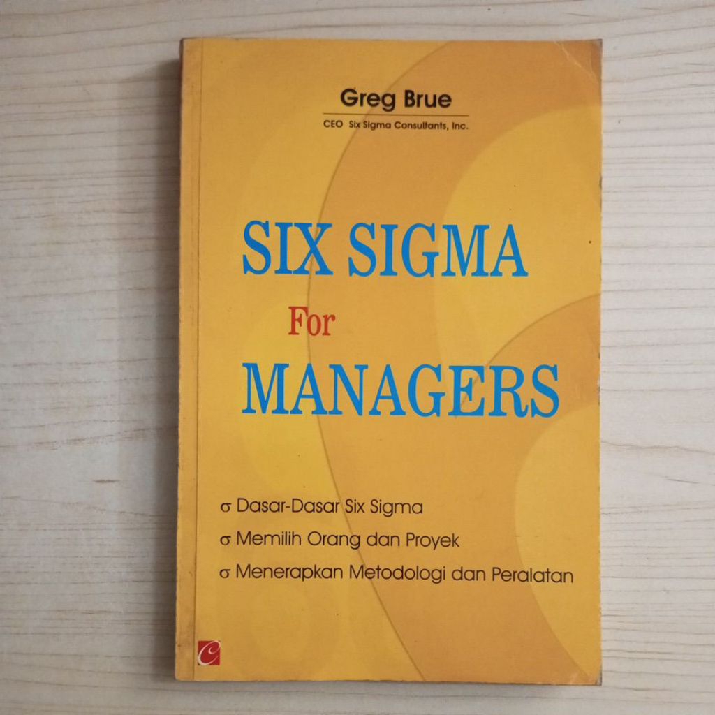 หนังสือ SIX SIGMA สําหรับ MANAGERS โดย GREG BLUE