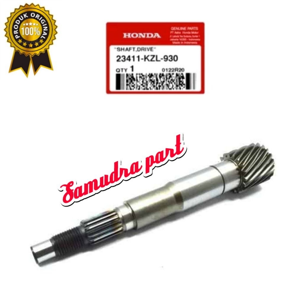 23411KZL930 As pully Beat Fi Scoopy Fi Spacy Fi As เพลา Vario 110 Fi Beat Scoopy spacy Fi original A