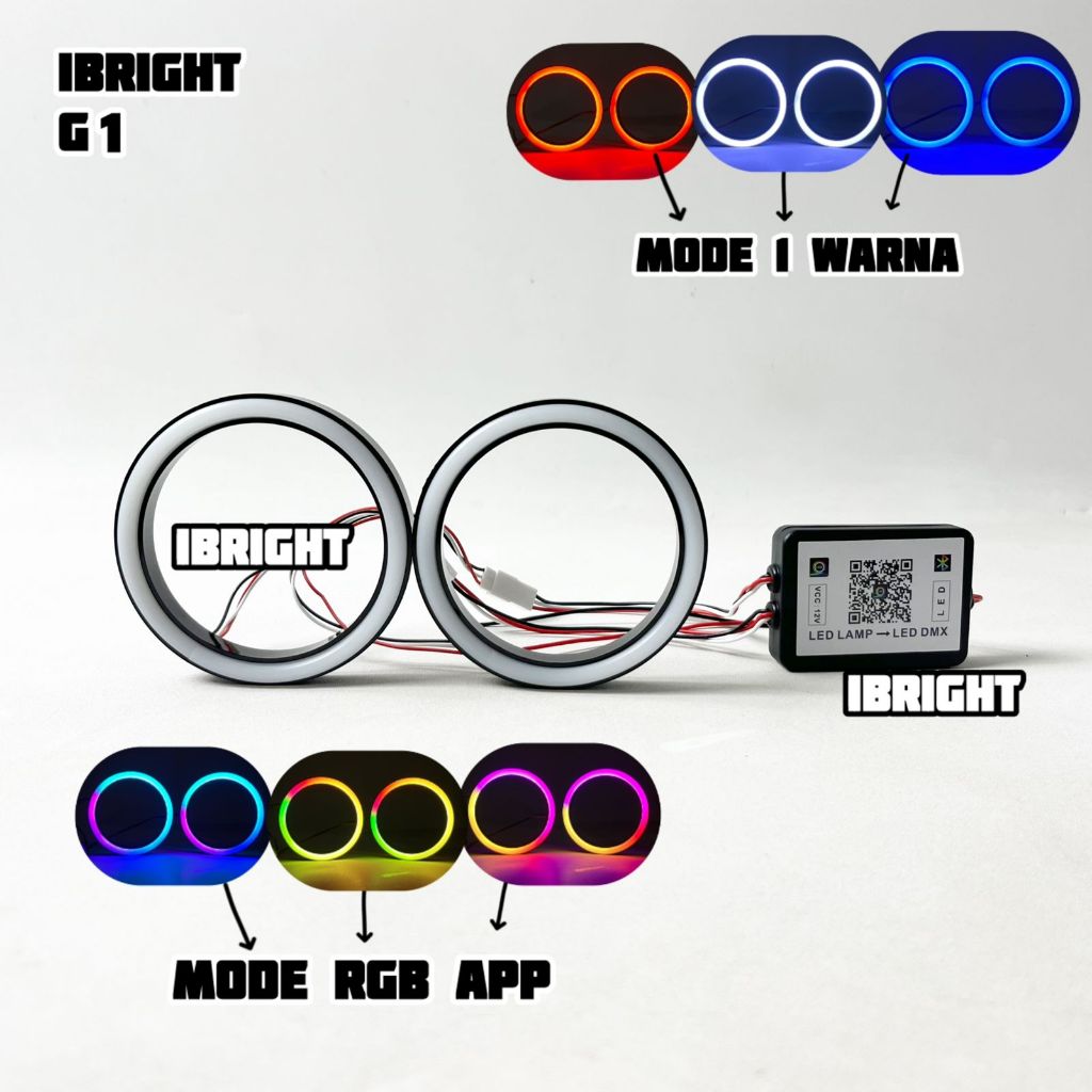IBRIGHT G1 - แอพ Shroud Slim RGB 2.5inc