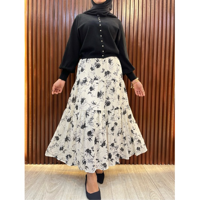 AMFA BOUTIQUE WOMENS FLOWER SKIRT JR FASHION PREMIUM QUALITY
