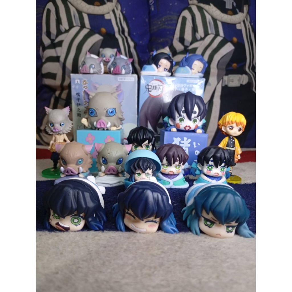 [ OFFICIAL ] Anime Demon Slayer Figure Gachapon Qposket Onemutan