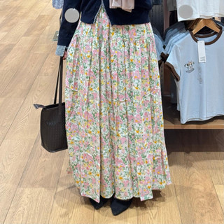 Rok Susun Motif Bunga Rok Rayon Flowers Rok Floral Korean Skrit