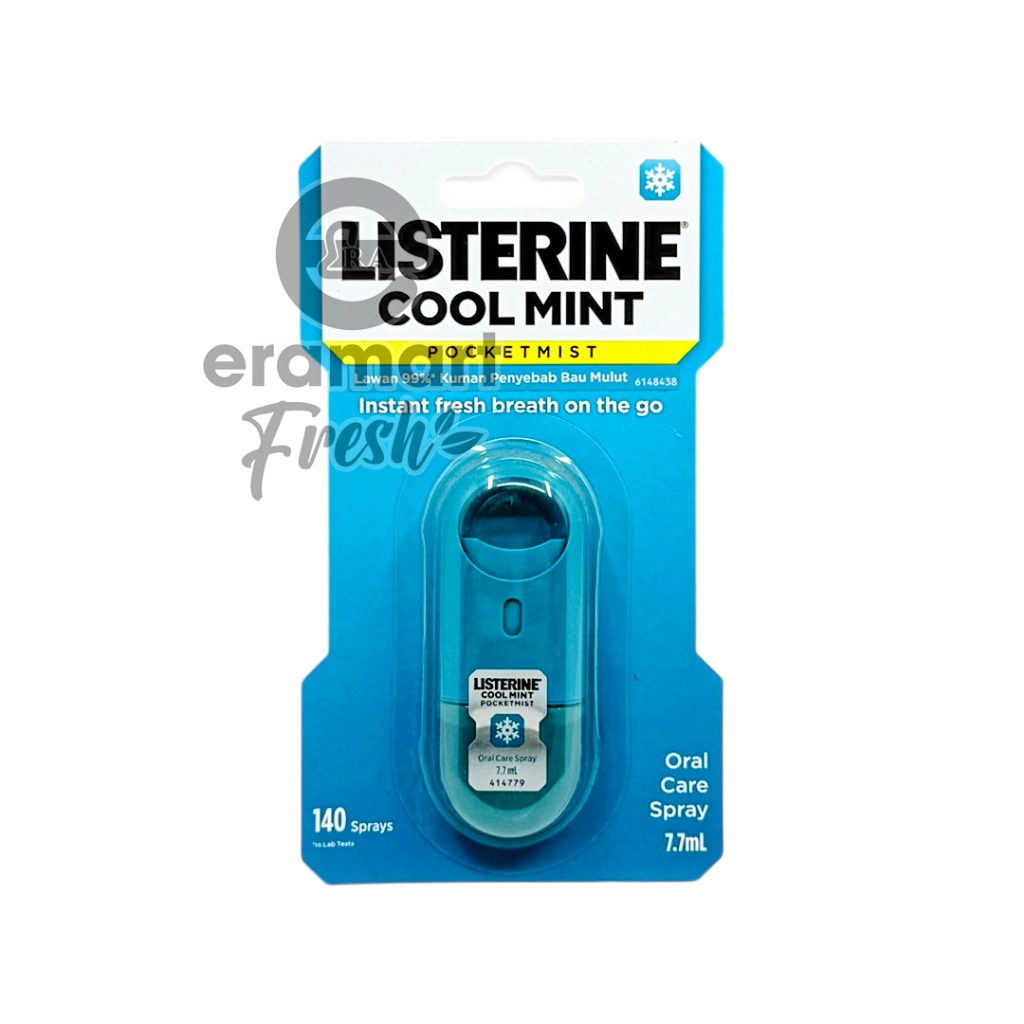 LISTERINE COOL MINT POCKETMIST MOUTH REFRESHMAN 7.7ML / ERAMART