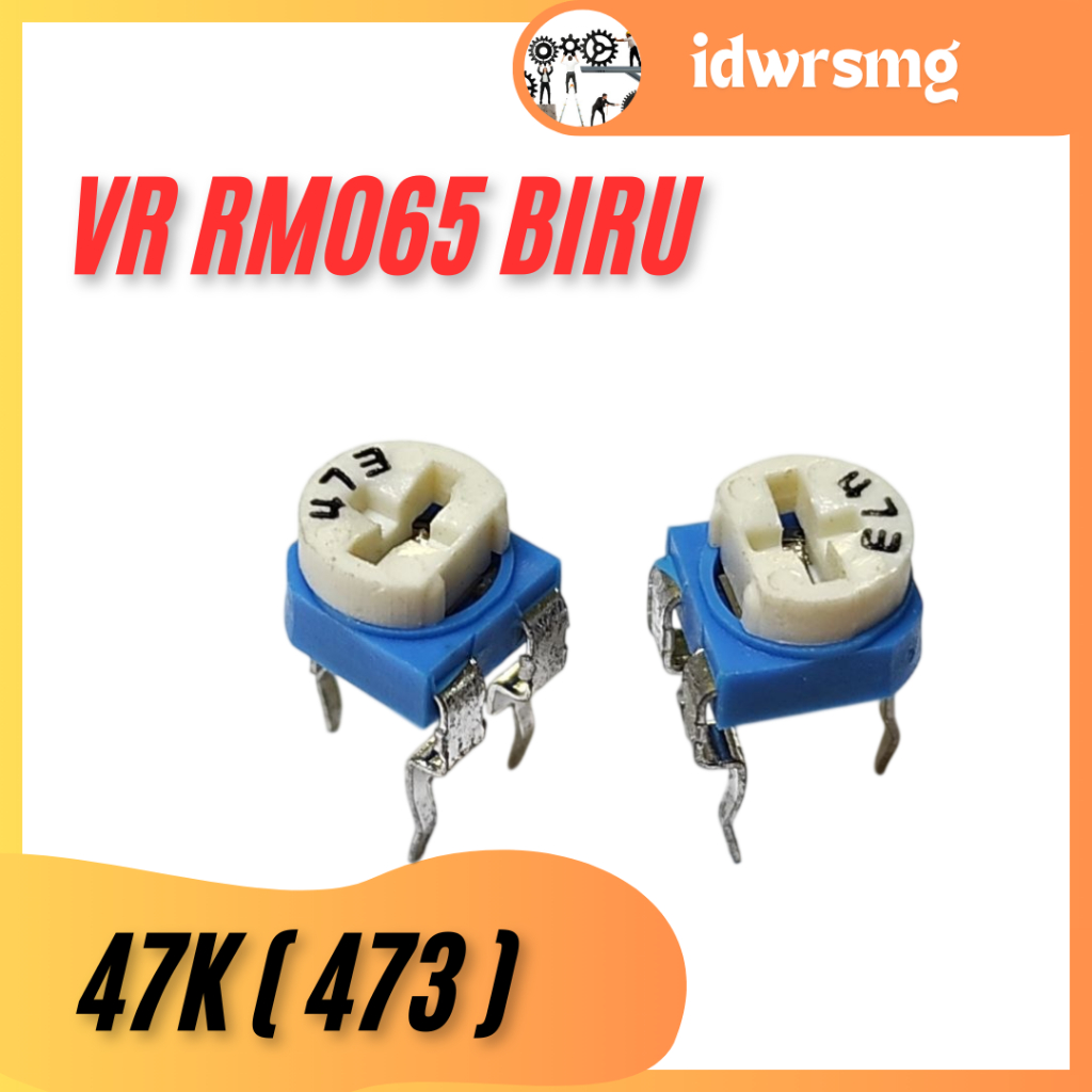 47 Kilo Ohm Trimpot Variable Resistor RM065 47K Ohm VR RM-065 47K R
