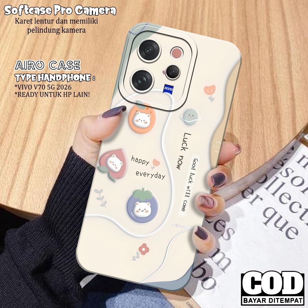 ล่าสุด VIVO V70 5G 2026 Softcase - เคสแฟชั่นการ์ตูน - เคสโทรศัพท์ VIVO V70 5G - เคส VIVO V70 5G - เค