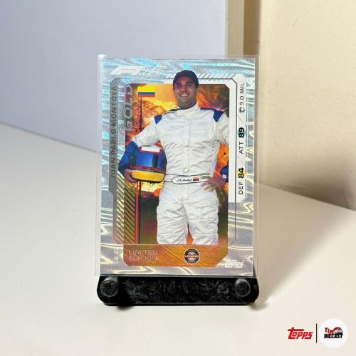 F1 Turbo Attax Card 2025 - Juan Pablo Montoya Legends Gold Card Foil