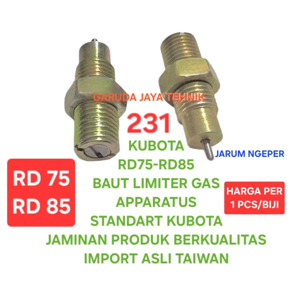 แก๊สจํากัด Bolt การใช้ Limiter Bolt apparatus kuboota RD75 RD85 RD 75 RD85 รับประกันสินค้าคุณภาพนําเ