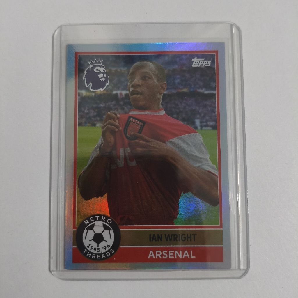 การ์ดฟุตบอลย้อนยุค Topps Ian Wright Arsenal