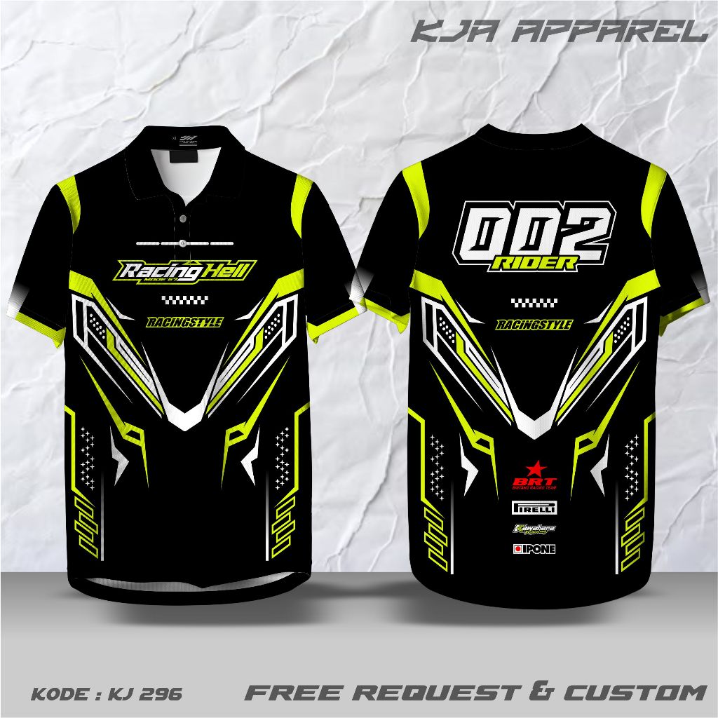 CUSTOM RACING JERSEY, REQUEST POLO COLLAR BUTTON V-NECK COLLAR O-NECK COLLAR, UNIT เสื้อยืด, FULLPRI