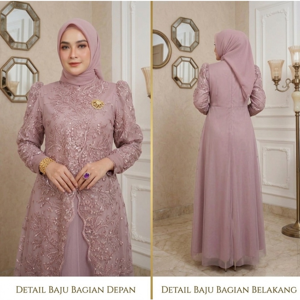 Abay Gamis ล่าสุด Elegant Luxury Gamis มุสลิมผู้หญิง Gamis หรูหรา Gemis ผู้หญิง Gamis แนวโน้ม Jumbp 