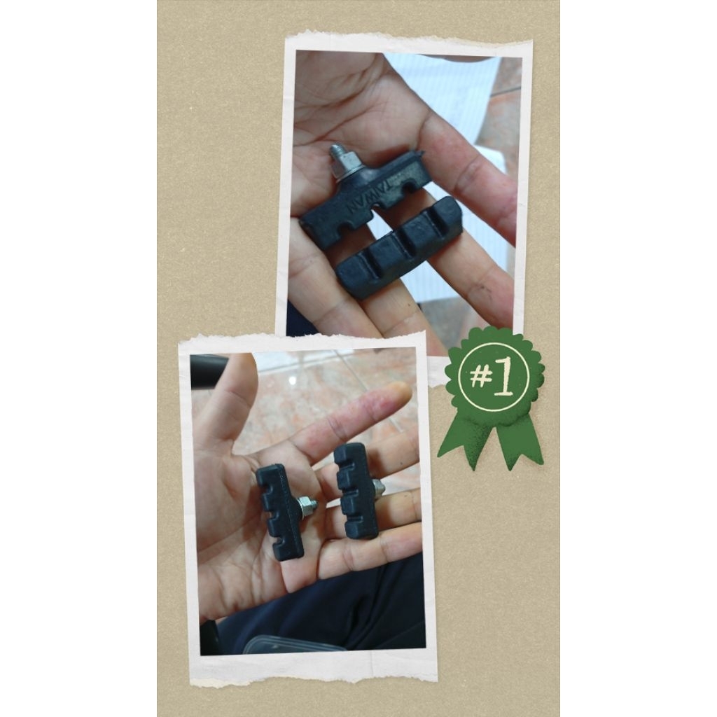 26 Jengki BMX Mini CTB MTB U เบรคจักรยานเบรคแผ่นยาง