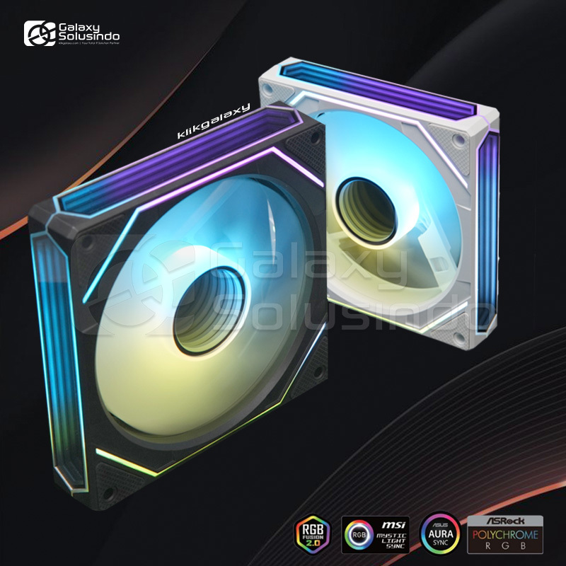JUNGLE LEOPARD PRISM 6 PRO ARGB REVERSE 120mm เคสพัดลมเดี่ยว - ดํา / ขาว - HG