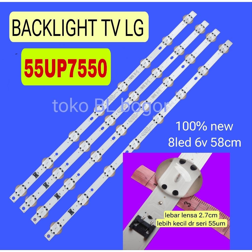 LAMAPU LED BACKLIGHT BL TV LG 55UP7550